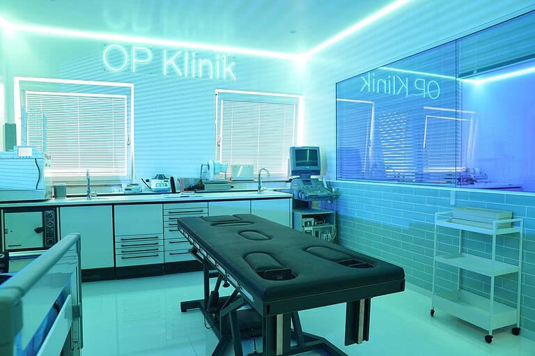 Moderner BDSM Studio in München mit stilvollem Design und professioneller Ausstattung.